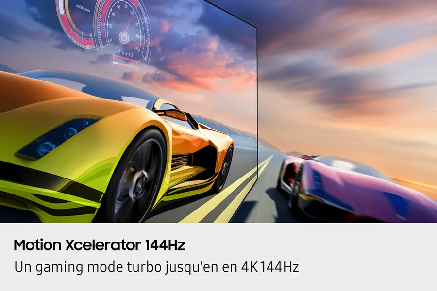 Samsung TQ65S92F en utilisation gaming 4K 144 Hz